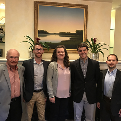 Robert N. Davies with Davies Scholars